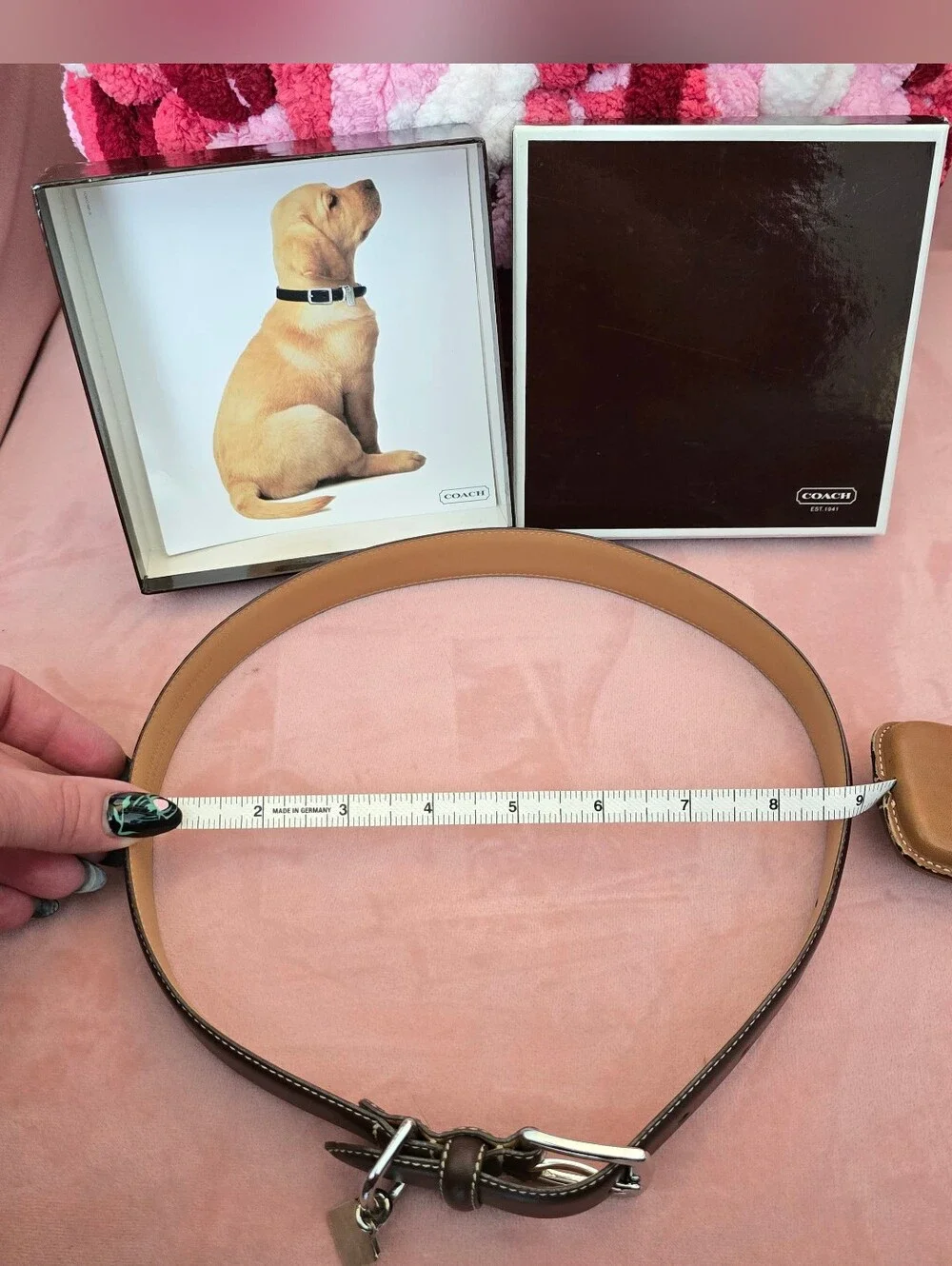 Vintage Coach XL Dog Collar NIB - Never Used!